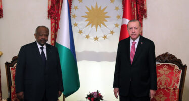 Cumhurbaşkanı Erdoğan, Cibuti Cumhurbaşkanı Guelleh ile görüştü