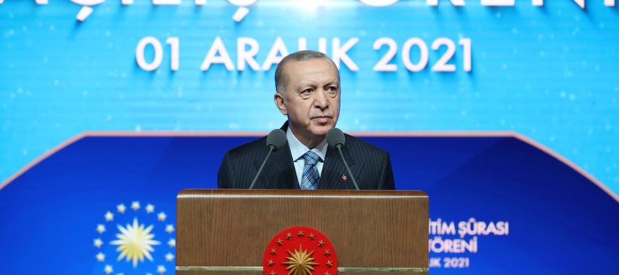 Cumhurbaşkanı Erdoğan, “Biz tüm evlatlarımızı geleceğe daha nitelikli ve donanımlı hazırlamanın çabasındayız”