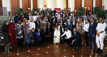 Cumhurbaşkanı Erdoğan, Afrikalı gençlerle bir araya geldi