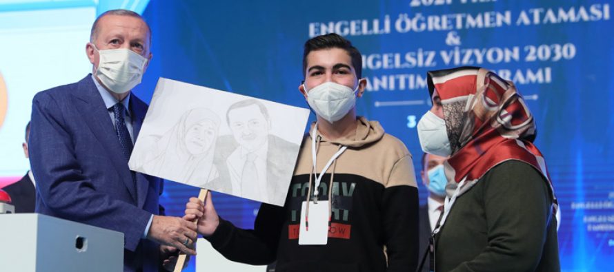 “Engelli kardeşlerimizin, eğitim ve sağlık başta olmak üzere her türlü kamu hizmetine kolaylıkla erişmelerini gerçekleştirdik”