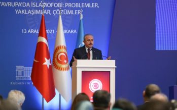 TBMM Başkanı Mustafa Şentop “Avrupa’da İslamofobi: Problemler, Yaklaşımlar, Çözümler“ paneline katıldı: