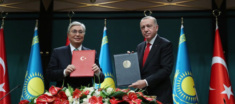 Cumhurbaşkanı Erdoğan, “Türkiye ile Kazakistan köklü ilişkilere sahip iki kardeş ülkedir”