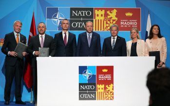 Cumhurbaşkanı Erdoğan, Finlandiya Cumhurbaşkanı, İsveç Başbakanı ve NATO Genel Sekreteri ile dörtlü görüşme gerçekleştirdi