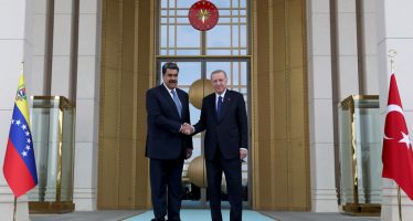 Venezuela Cumhurbaşkanı Maduro Cumhurbaşkanlığı Külliyesinde