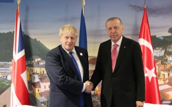 Cumhurbaşkanı Erdoğan, İngiltere Başbakanı Johnson ile bir araya geldi