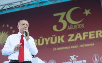 “Her alanda ülkemizi Cumhuriyet’in hedefi olan muasır medeniyet seviyesinin üzerine çıkardık”