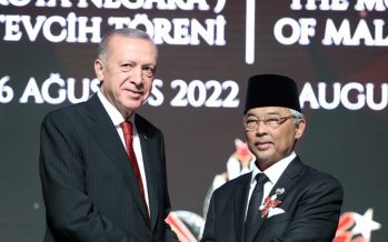 Malezya Kralı Sultan Abdullah Şah’a Devlet Nişanı tevcih edildi