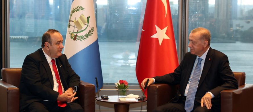 Cumhurbaşkanı Erdoğan, Guatemala Cumhurbaşkanı Giammattei ile görüştü