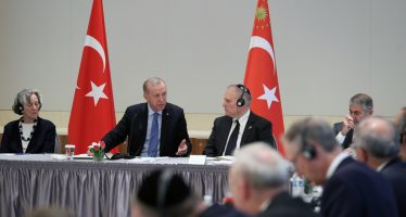 Cumhurbaşkanı Erdoğan, Amerikan Yahudi Toplumu Çatı Kuruluşları Temsilcilerini kabul etti