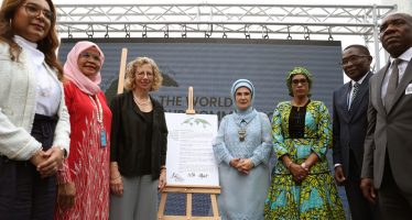 Emine Erdoğan, “Dünya Ortak Evimiz: İklim Kriziyle Mücadelede Sıfır Atığın Önemi” programına katıldı