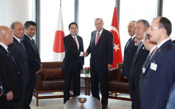 Cumhurbaşkanı Erdoğan, Japonya Başbakanı Kişida ile görüştü