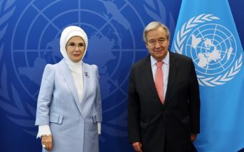 Emine Erdoğan ve BM Genel Sekreteri Guterres “Sıfır Atık Projesi” için iyi niyet beyanı imzaladı