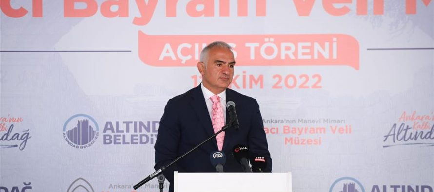 HACI BAYRAM VELİ MÜZESİ AÇILDI