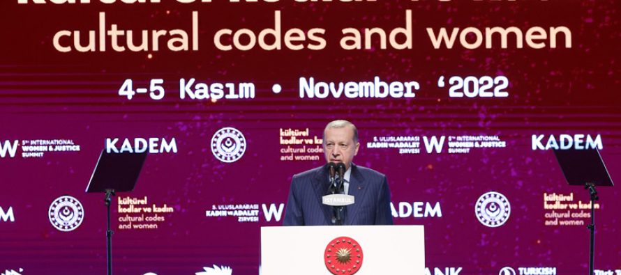 Cumhurbaşkanı Erdoğan, “Kadınlarımızı güçlendirecek politikaları kararlılıkla uygulamayı sürdürüyoruz”