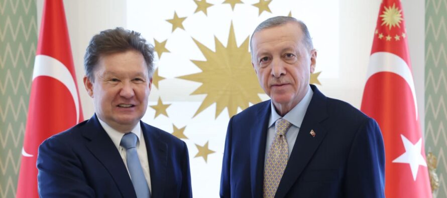 Cumhurbaşkanı Erdoğan, Gazprom Başkanı Miller’i kabul etti