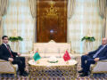 Cumhurbaşkanı Erdoğan, Türkmenistan Devlet Başkanı Berdimuhammedov ile bir araya geldi
