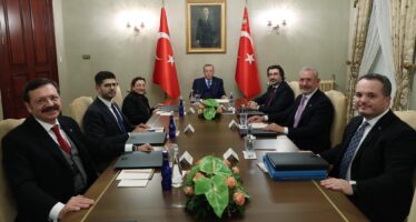 Türkiye Varlık Fonu A.Ş. Yönetim Kurulu, Cumhurbaşkanı Erdoğan başkanlığında toplandı