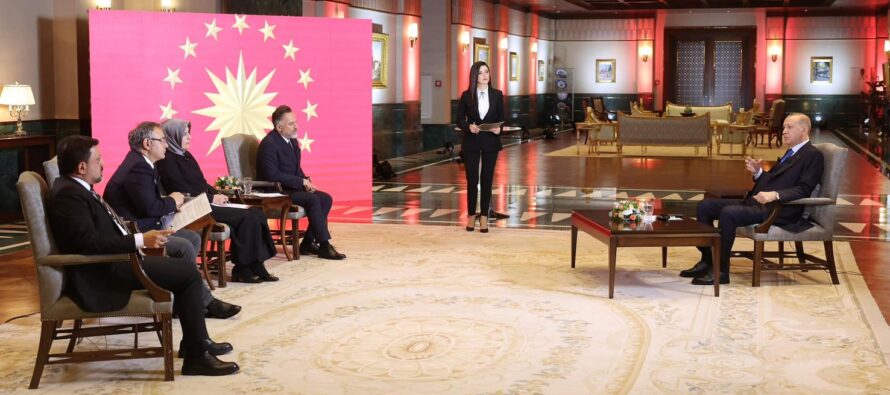 İyi ki varsınız | Cumhurbaşkanı Erdoğan, 24 TV, 360 ve tv4 ortak yayınına katıldı