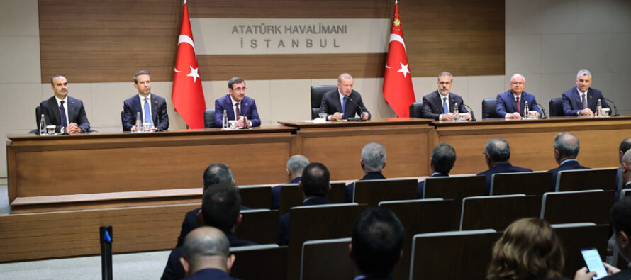 “Türkiye’nin çevresinde istikrar kuşağı oluşturma çalışmalarımızı sürdürüyoruz”