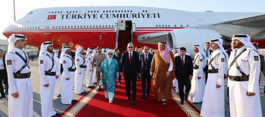 Cumhurbaşkanı Erdoğan Katar’da