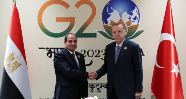 Cumhurbaşkanı Erdoğan, Mısır Cumhurbaşkanı Abdulfettah es-Sisi ile bir araya geldi
