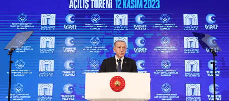 Cumhurbaşkanı Erdoğan, Darülaceze Sosyal Yaşam Şehri’nin Açılış Töreni’nde konuştu