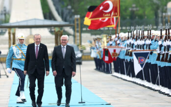 Almanya Cumhurbaşkanı Steinmeier Cumhurbaşkanlığı Külliyesinde