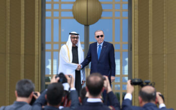 BAE Devlet Başkanı Al Nahyan Cumhurbaşkanlığı Külliyesinde