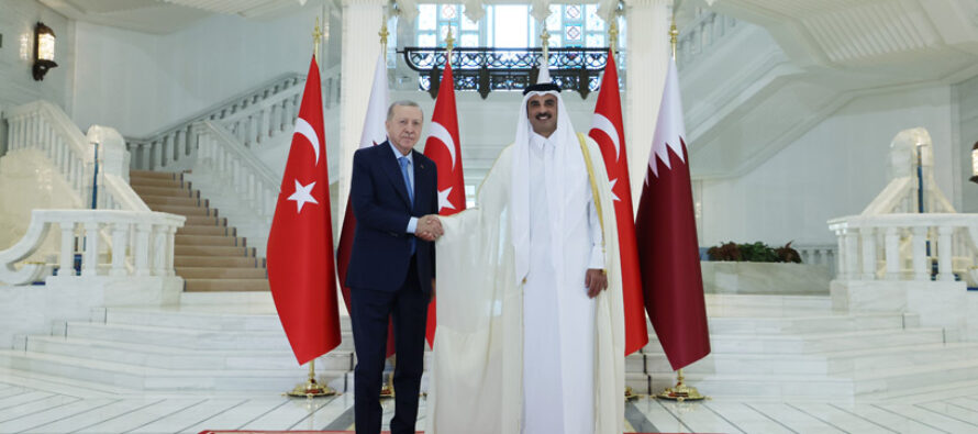 Cumhurbaşkanı Erdoğan, Katar Emiri Şeyh Temim ile görüştü