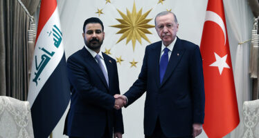 Cumhurbaşkanı Erdoğan, Irak Başbakanı Ali ez-Zeydi’ resmî törenle karşıladı.