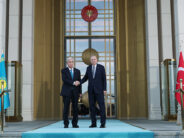 Kazakistan Cumhurbaşkanı Tokayev Cumhurbaşkanlığı Külliyesinde